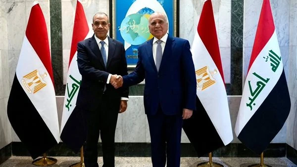 وزير الخارجية يبحث مع نظيره العراقي فى بغداد العلاقات الثنائية والتطورات الإقليمية