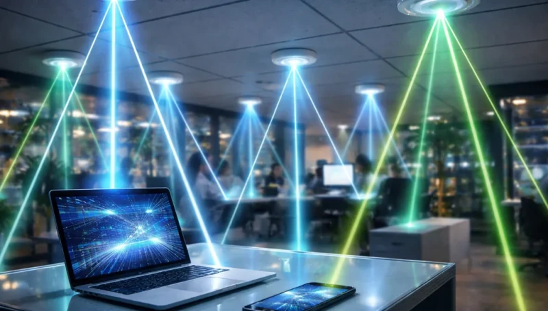 تقنية مبتكرة تنقل الإنترنت عبر الضوء بسرعات قياسية