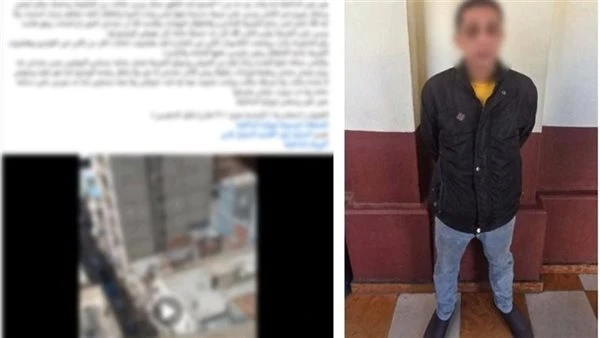 سقوط متهم بإلقاء متعلقات من شرفة منزله على سيارات أسفل عقار بالإسكندرية