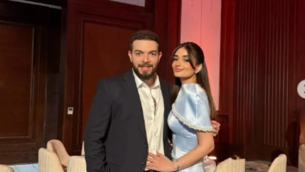 ملك زاهر تتألق في أول ظهور لها مع خطيبها بعد خطوبتهما