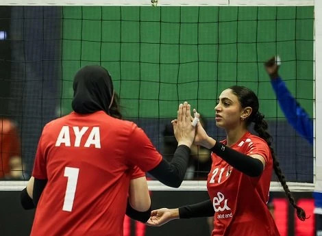 سيدات طائرة الأهلي باشوات في دور الـ 16