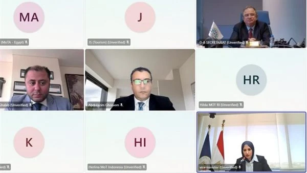 نائب وزير السياحة تترأس اجتماعا افتراضيا بمشاركة ممثلي الدول الأعضاء بمنظمة (D-8)