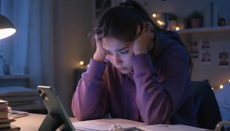 قلق متزايد بين المراهقين من تأثير روبوتات الذكاء الاصطناعي على صحتهم النفسية