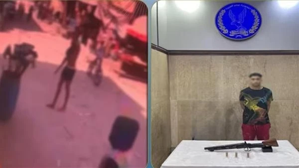 سقوط بلطجي حلوان بعد معاكسة فتاة وتهديد والدها بسلاح ناري