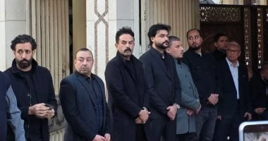 بدء عزاء والد المؤلف محمود حمدان بمسجد الحامدية الشاذلية