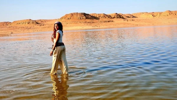 ناهد السباعي تتألق في أحدث ظهور من الفيوم