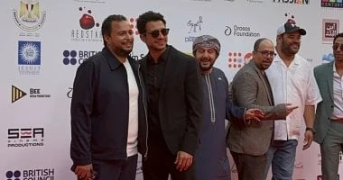 محمد ممدوح وخيرى بشارة وهيثم دبور فى افتتاح الإسكندرية للفيلم القصير