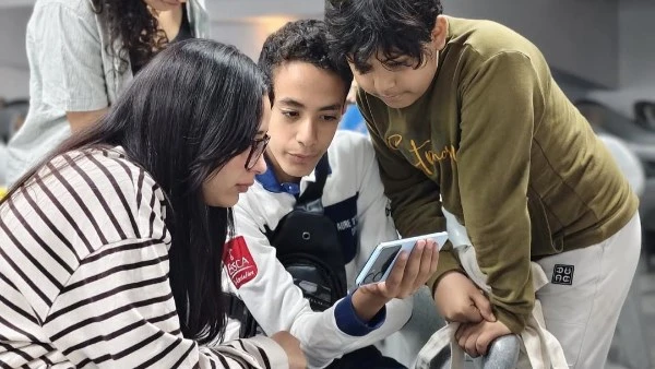 عدسات ورشة الأطفال في الإسكندرية للفيلم القصير