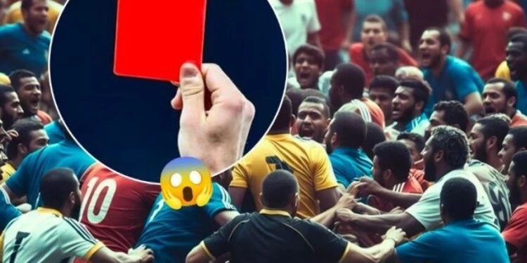 فضيحة في فرنسا. طرد 24 لاعبا في مباراة واحدة