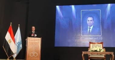 خالد الصاوي وسهير المرشدي وخالد جلال في حفل تدشين فرقة ماسبيرو المسرحية