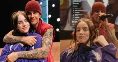 بيلى إيليش تنهار بالبكاء بعد مفاجأة جاستن بيبر فى Coachella