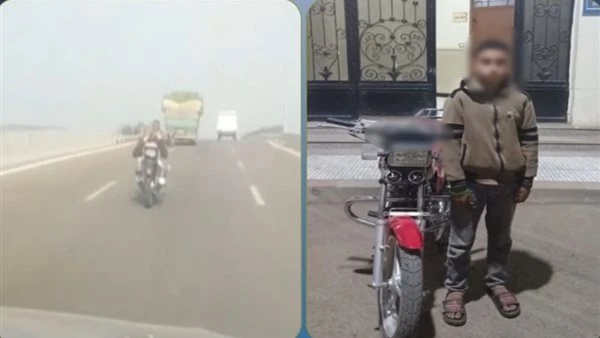 القبض على طالب لأدائه حركات استعراضية بدراجة نارية في الغربية