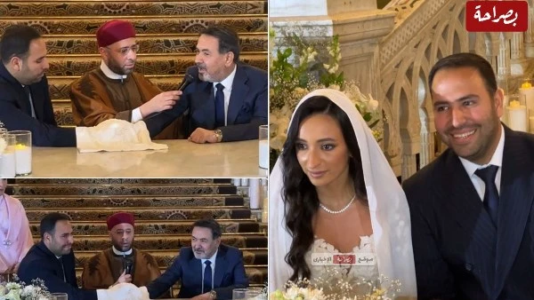 وزير الأوقاف يعقد قران ابنة الإعلامي خيري رمضان