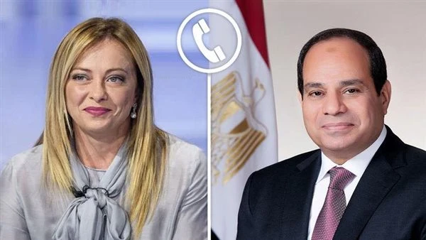 الرئيس السيسي يتلقى اتصالاً من رئيسة وزراء إيطاليا لبحث العلاقات الثنائية وقضايا المنطقة