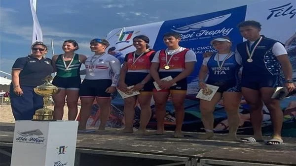 مصر تحصد 3 ميداليات في التجديف الشاطئي ببطولة إيطاليا