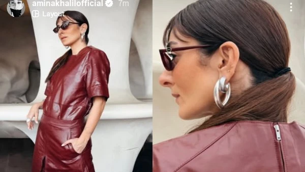 بفستان أمينة خليل تبرز جمالها عبر إنستجرام