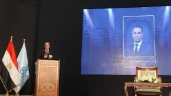 خالد الصاوي وخالد جلال وسهير المرشدي في حفل انطلاق فرقة ماسبيرو المسرحية