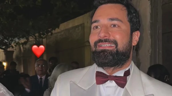 بإطلالة أول صورة للفنان أحمد حاتم من حفل زفافه | شاهد
