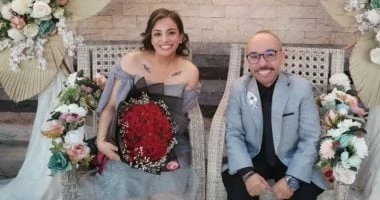 الفنان مينا أبو الدهب يحتفل بزفافه بعد 10 شهور من الخطوبة