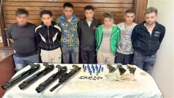 ضبط 7 عناصر جنائية لإطلاقهم أعيرة نارية وحيازة مخدرات بالقليوبية