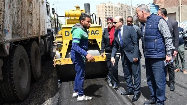 محافظ الغربية يتابع انتهاء رصف طريق المعامل وتحقيق سيولة مرورية بالمحافظة