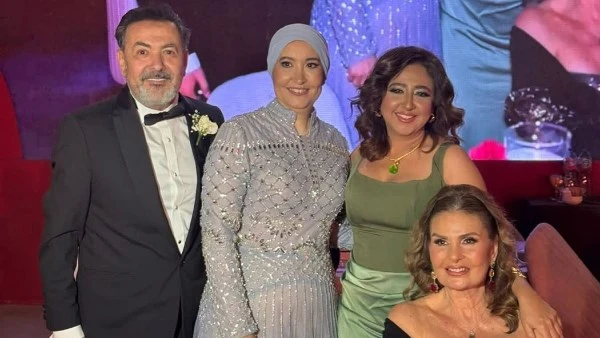 يسرا بدء حفل زفاف ابنة الإعلامي خيري رمضان