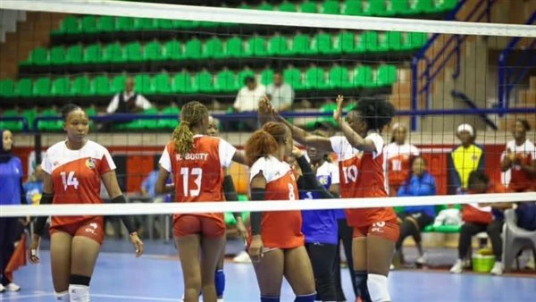 كاليبي الغاني يفوز على لا لوا الكونغولي ببطولة افريقيا للكرة الطائرة