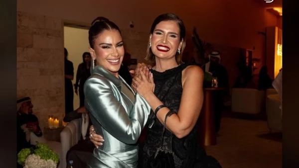 هنا شيحة تهنئ صبا مبارك بعيد ميلادها