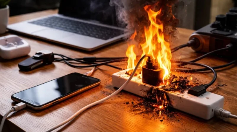 أبرزها الهاتف. نصائح هامة لتجنب حرائق الصيف بسبب الأجهزة الكهربائية