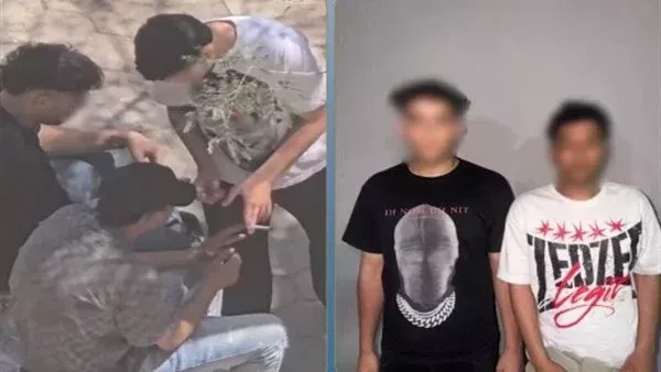 القبض على شخصين بتهمة تعاطي المواد المخدرة بأحد شواع النزهة