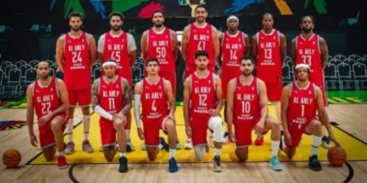 الأهلي يفوز على فالي دي داكار السنغالي ببطولة bal لكرة السلة ويصعد لنصف النهائي