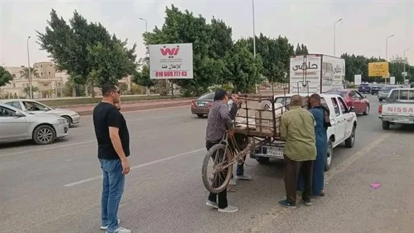 حملات مكثفة بالشروق لرفع الباعة الجائلين وإعادة الانضباط