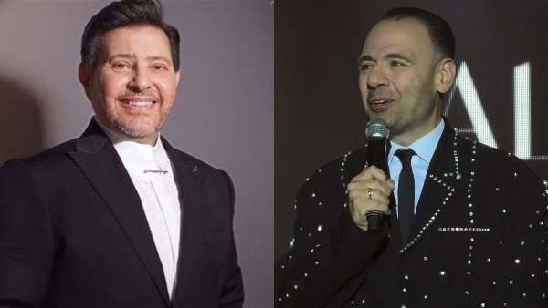 دقيقة سعيد حريري يودع هاني شاكر بحفل الشامي في باريس