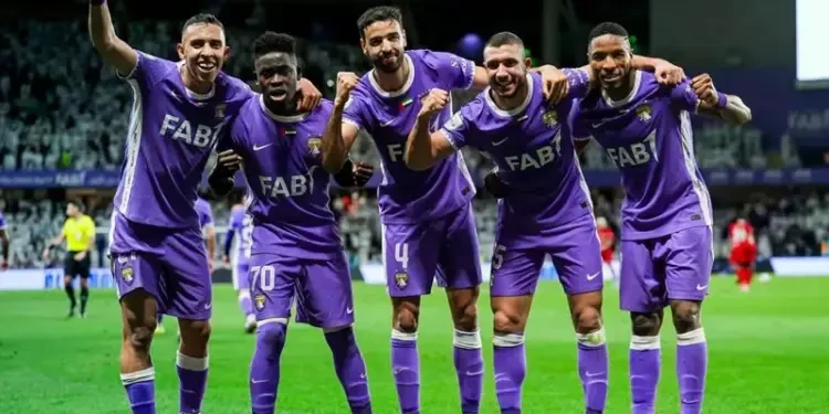 العين يلتهم الشارقة بالخمسة ويتوج بطلاً للدوري الإماراتي