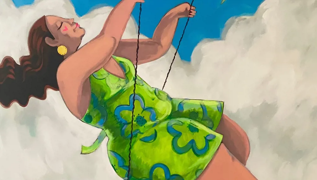 المرأة الممتلئة في لوحات إسراء زيدان… "مساحة أشعر فيها بأنني جميلة"