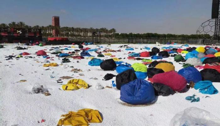 ضبط 10 متهمين في واقعة تخريب منطقة الفان زون بالعاصمة الإدارية