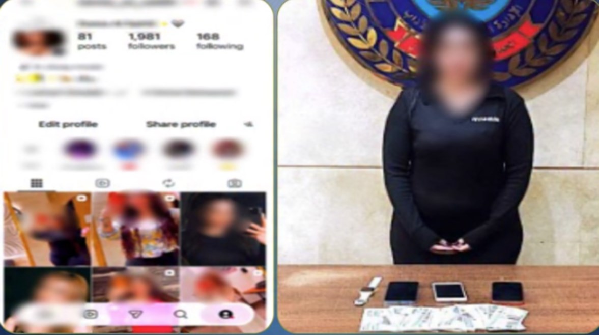 القبض على صانعة محتوى في الجيزة بسبب فيديوهات خادشة للحياء